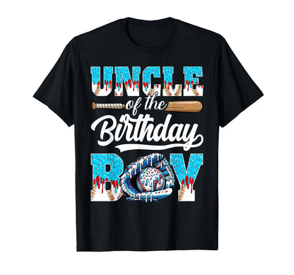 Uncle Birthday Baseball Ice T-Shirt - Casual Everyday Wear for Adults - T-Shirt, Sweatshirt, Hoodie