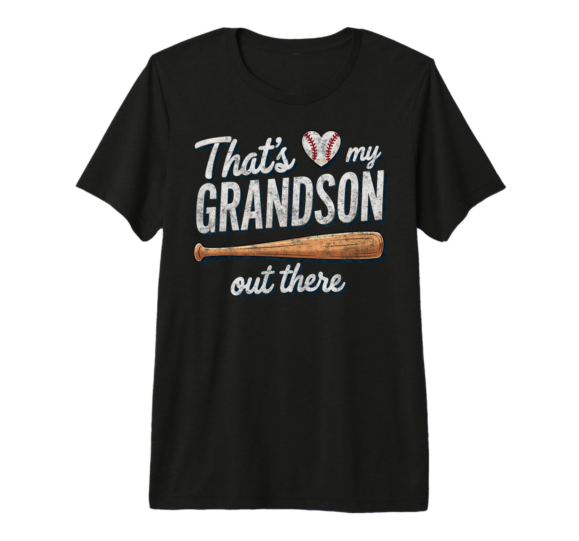 Thats My Grandson Out There Baseball T-Shirt - Custom Art Print Men Women - T-Shirt, Sweatshirt, Hoodie