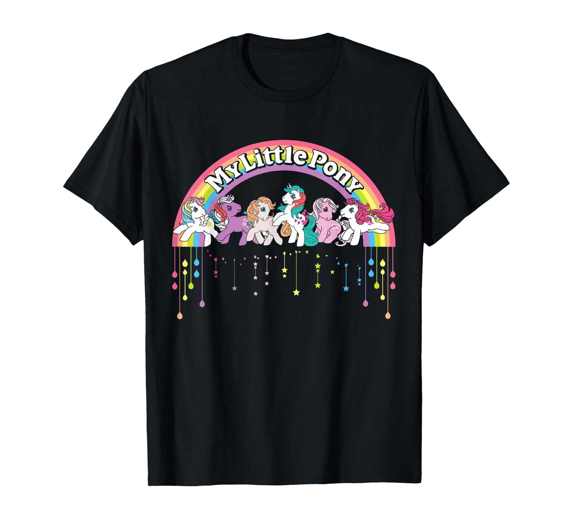 Logo Cartoon Rainbow Dash Rarity T-Shirt - Casual Everyday Wear for Adults - T-Shirt, Sweatshirt, Hoodie