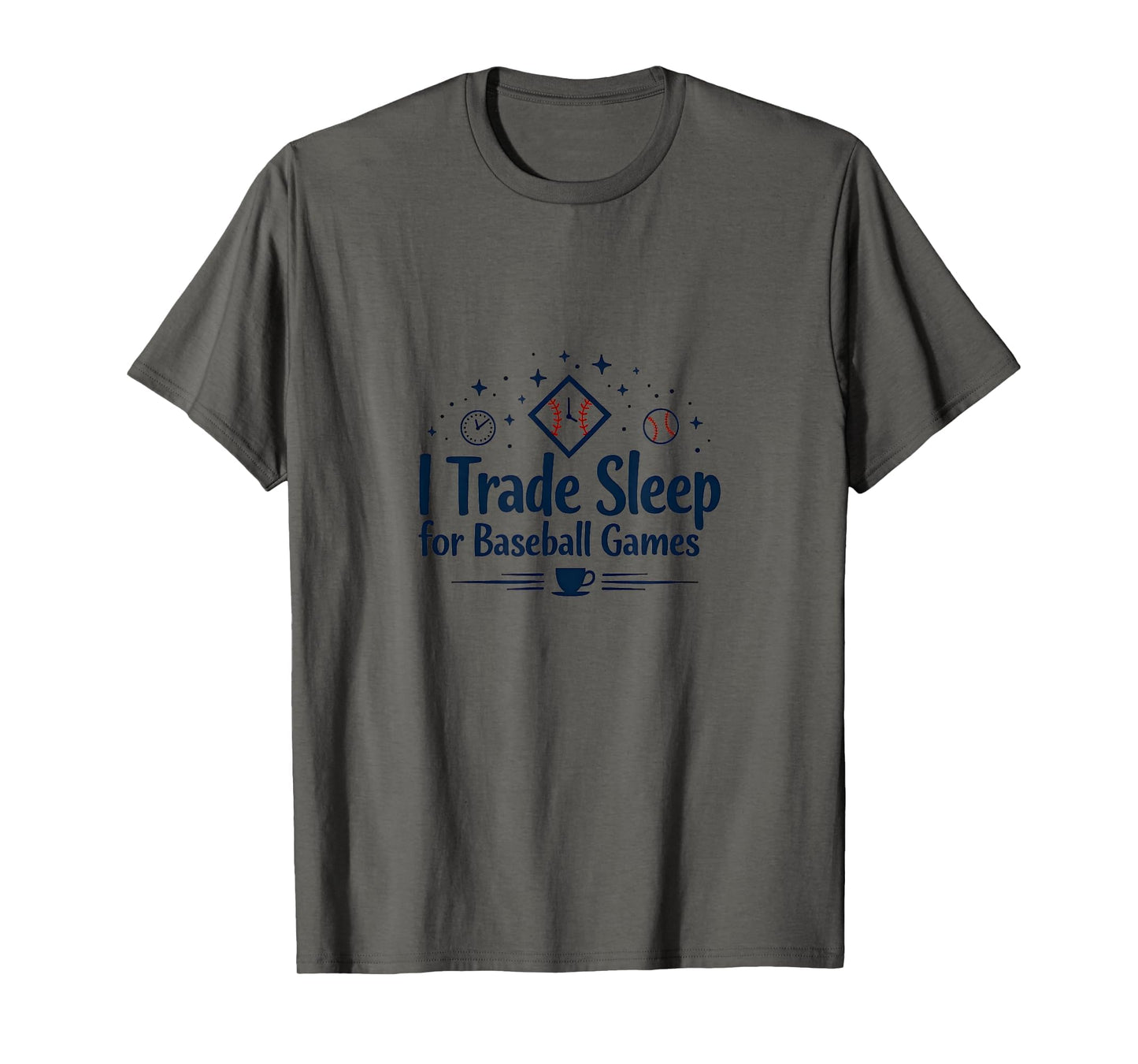 Mom I Trade Sleep Baseball Games Sweatshirt - Custom Art Print Men Women - T-Shirt, Sweatshirt, Hoodie