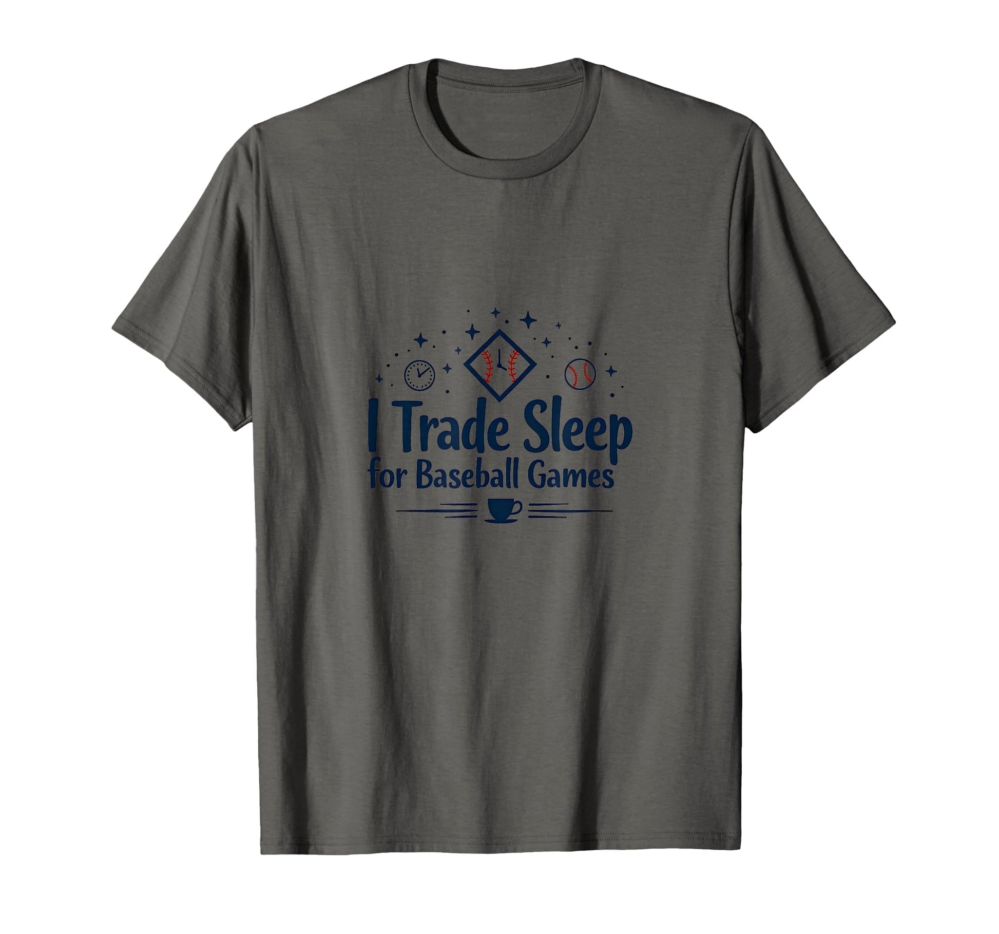 Mom I Trade Sleep Baseball Games Sweatshirt - Custom Art Print Men Women - T-Shirt, Sweatshirt, Hoodie