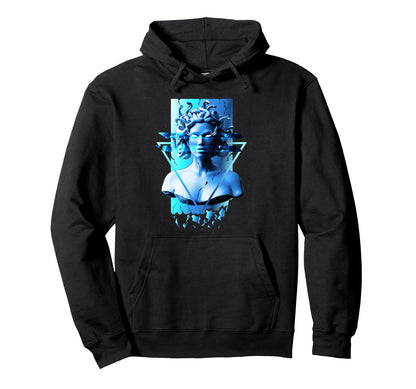 Medusa Snake Aesthetic Edgy Streetwear Hoodie - Novelty Apparel Men Women - T-Shirt, Sweatshirt, Hoodie