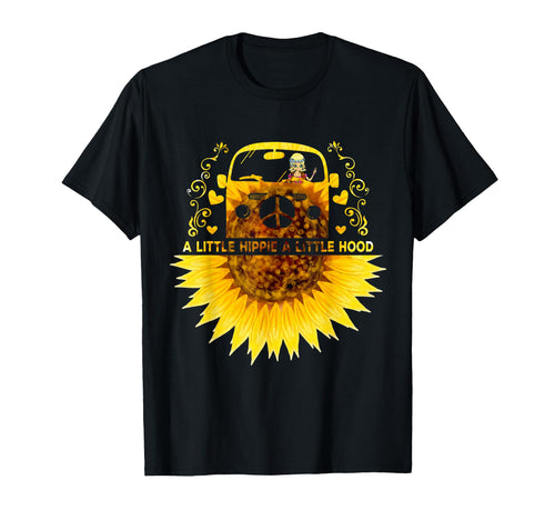 Little Hippie Little Hood Sunflower T-Shirt - Casual Everyday Wear Unisex - T-Shirt, Sweatshirt, Hoodie