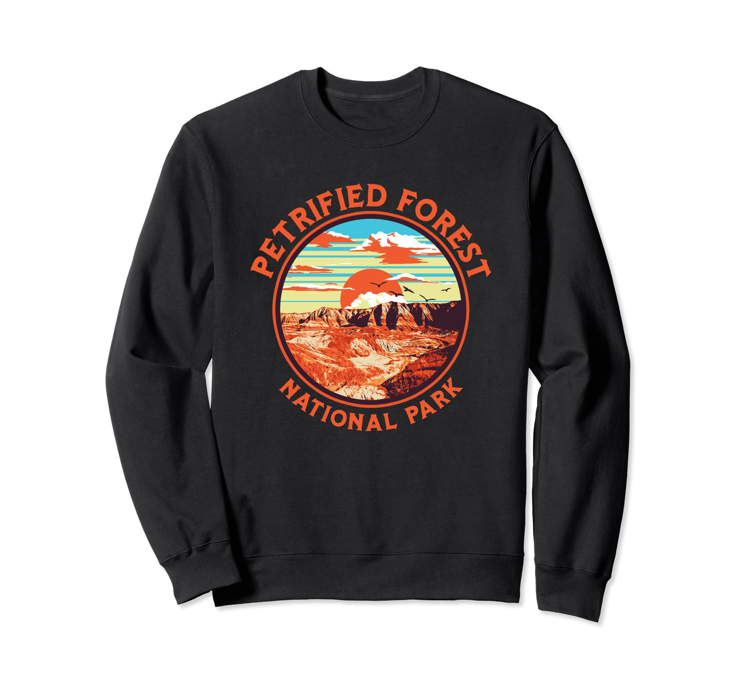 Petrified Forest National Park 80S Sweatshirt - Custom Art Print for Adults - T-Shirt, Sweatshirt, Hoodie