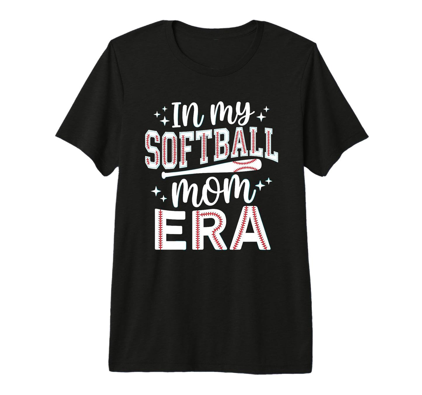 My Softball Mom Era Baseball T-Shirt - Casual Everyday Wear Men Women - T-Shirt, Sweatshirt, Hoodie