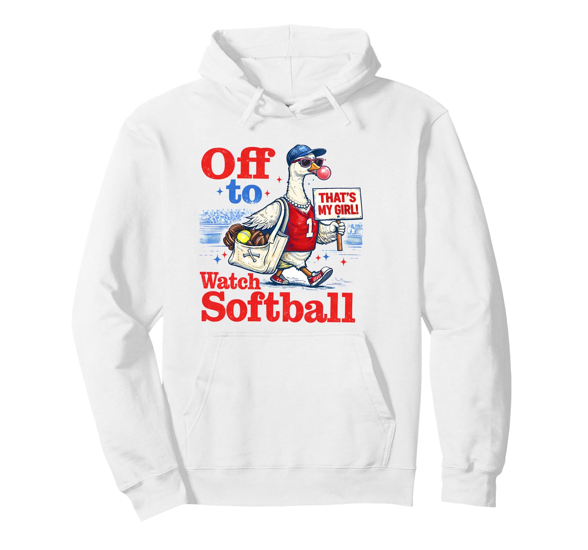 Softball Mom I Yell Because I Care Hoodie - Casual Everyday Wear Unisex - T-Shirt, Sweatshirt, Hoodie