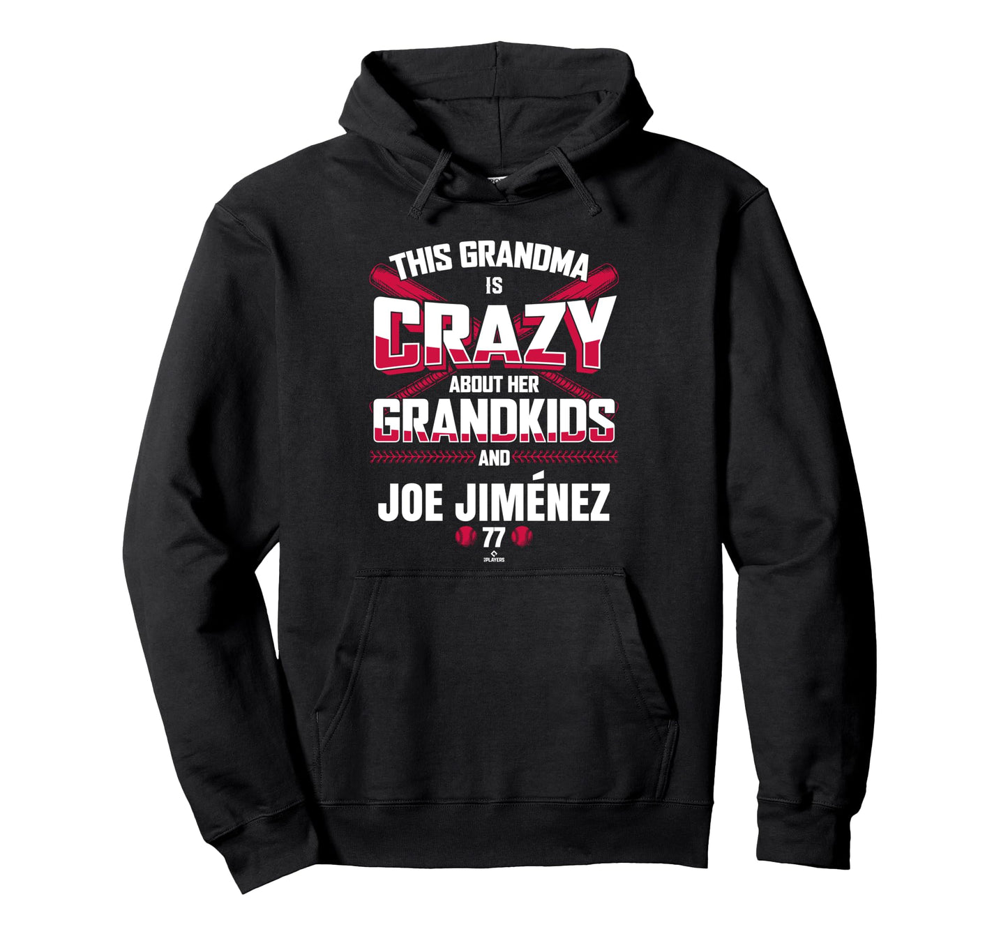 Grandma Crazy Joe Jim Nez Atlanta Hoodie - Fun Novelty Design for Adults - T-Shirt, Sweatshirt, Hoodie