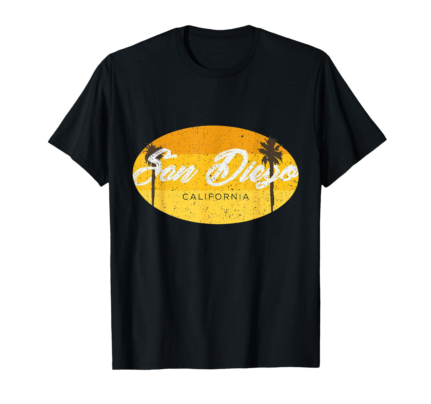San Diego California Palm Trees Stripes T-Shirt - Fun Novelty Design Unisex - T-Shirt, Sweatshirt, Hoodie