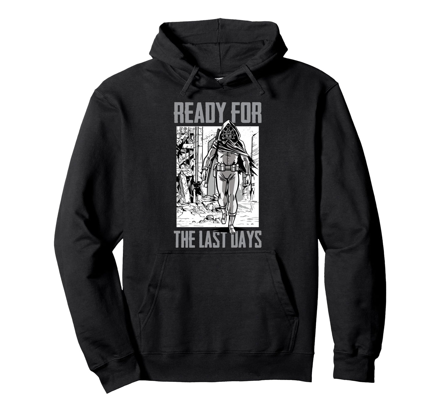 Post Apocalyptic Ready Last Days Vaporwave Hoodie - Graphic Print Men Women - T-Shirt, Sweatshirt, Hoodie