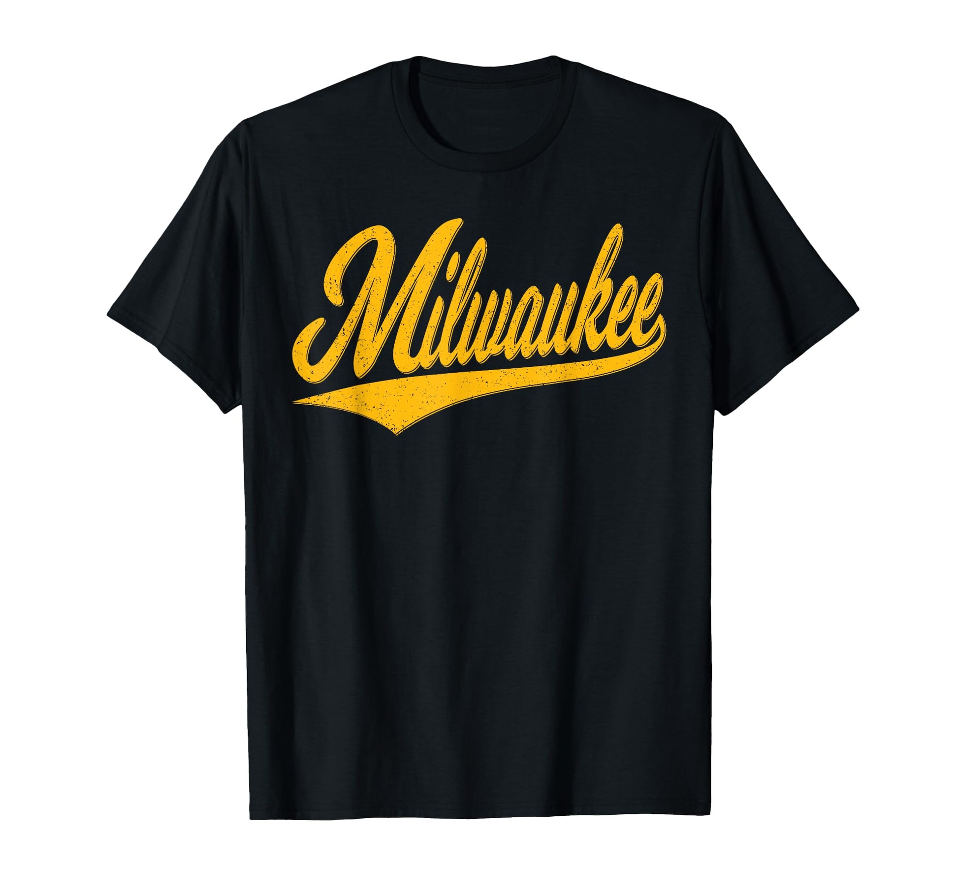 Milwaukee Wisconsin Varsity Script Sports T-Shirt - Minimalist Print Unisex - T-Shirt, Sweatshirt, Hoodie