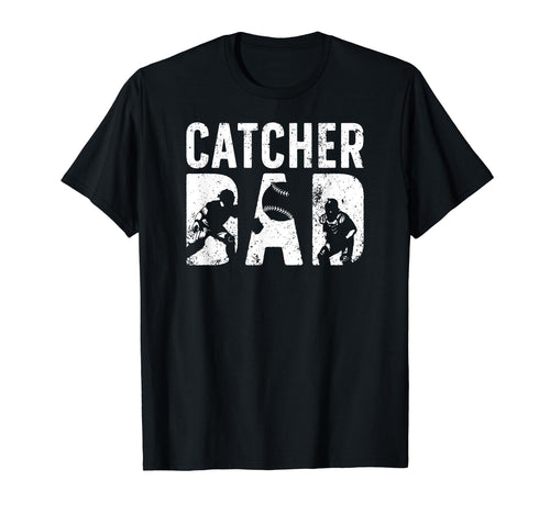 Baseball Catcher Dad Proud Baseball T-Shirt - Unique Graphic for Adults - T-Shirt, Sweatshirt, Hoodie