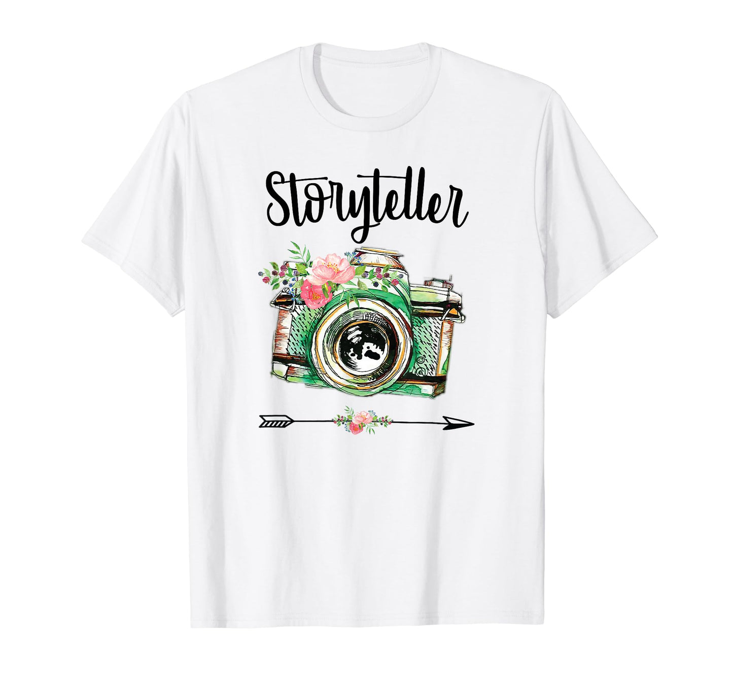 Storyteller Photographer Camera T-Shirt - Custom Art Print Men Women - T-Shirt, Sweatshirt, Hoodie