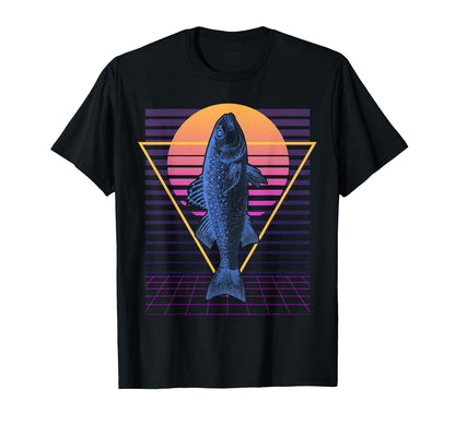 Salmon Vaporwave Aesthetic T-Shirt - Novelty Apparel Men Women - T-Shirt, Sweatshirt, Hoodie
