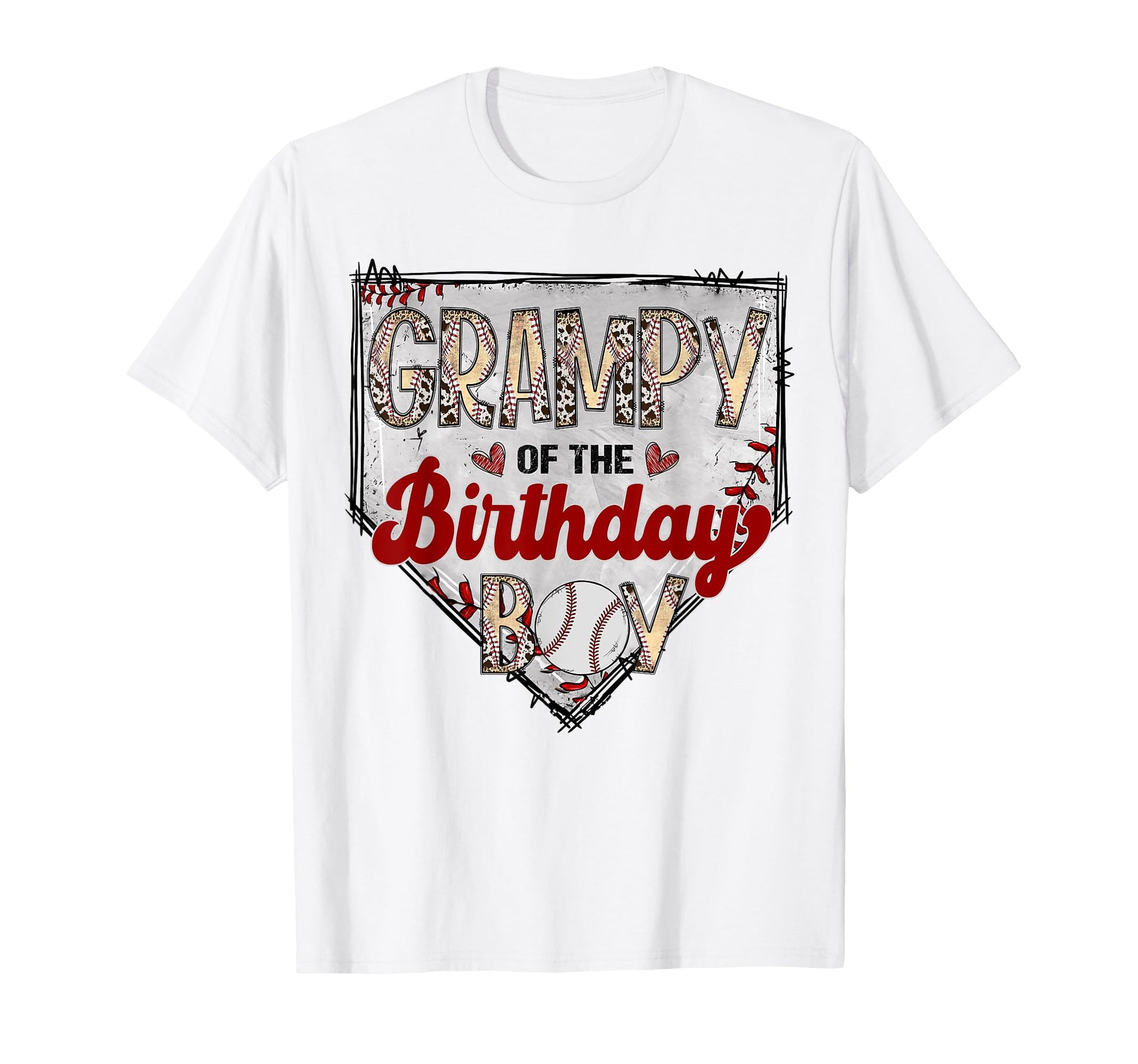 Grampy Birthday Baseball Lover T-Shirt - Fun Novelty Design Unisex - T-Shirt, Sweatshirt, Hoodie
