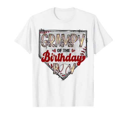 Grampy Birthday Baseball Lover T-Shirt - Fun Novelty Design Unisex - T-Shirt, Sweatshirt, Hoodie