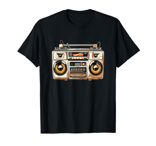 Ghetto Blaster Hip Hop 80S 90S T-Shirt - Streetwear Style for Adults - T-Shirt, Sweatshirt, Hoodie