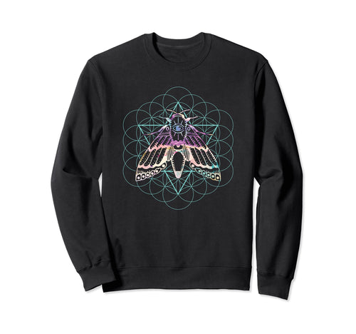 Animal Moth Insect Sacred Sweatshirt - Minimalist Print for Adults - T-Shirt, Sweatshirt, Hoodie