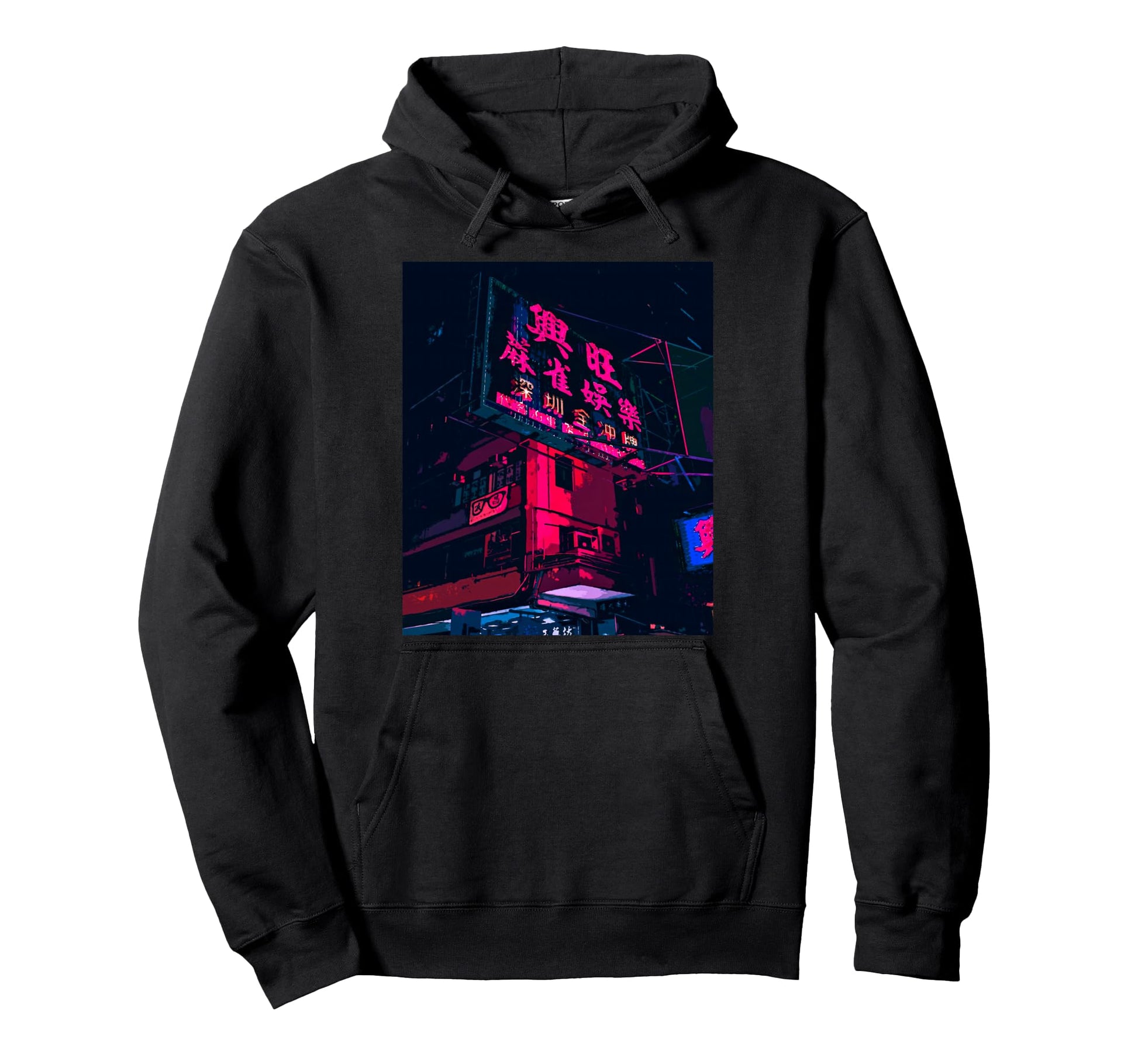 Aesthetic Vaporwave Japan 80S 90S Tokyo Hoodie - Fun Novelty Design Unisex - T-Shirt, Sweatshirt, Hoodie