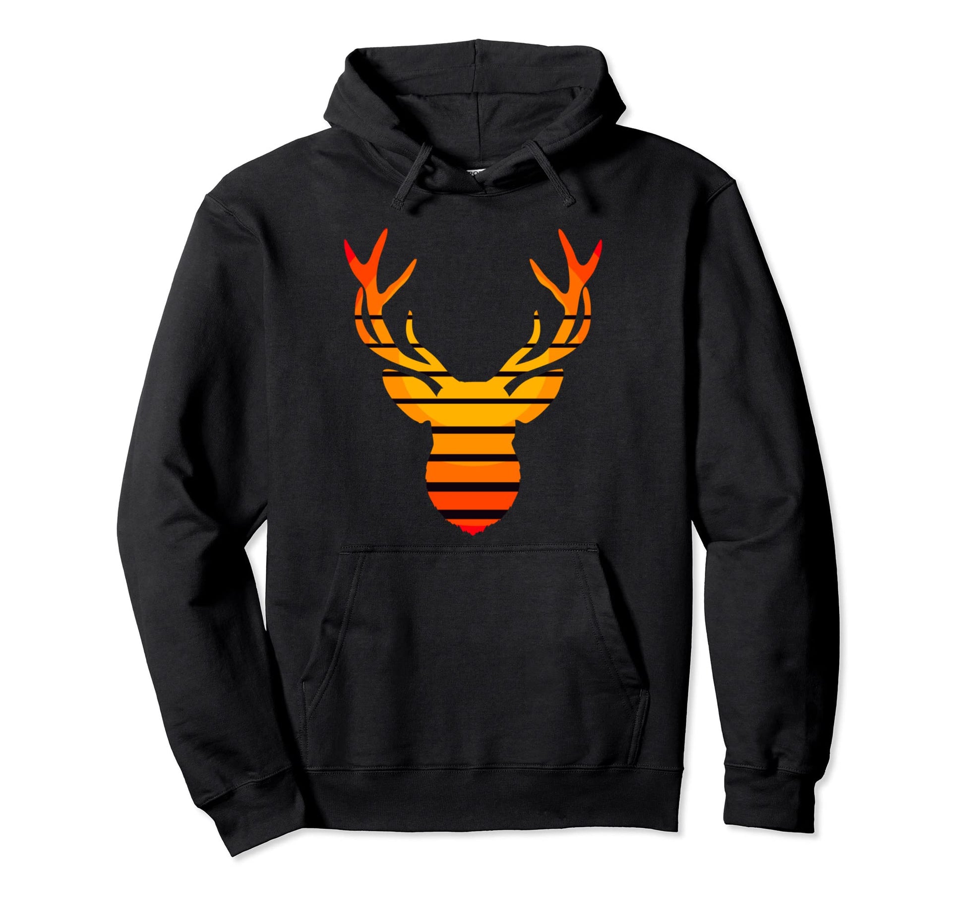 Vaporwave Aesthetic Deer Hunting Hoodie - Custom Art Print Men Women - T-Shirt, Sweatshirt, Hoodie
