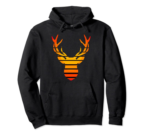 Vaporwave Aesthetic Deer Hunting Hoodie - Custom Art Print Men Women - T-Shirt, Sweatshirt, Hoodie