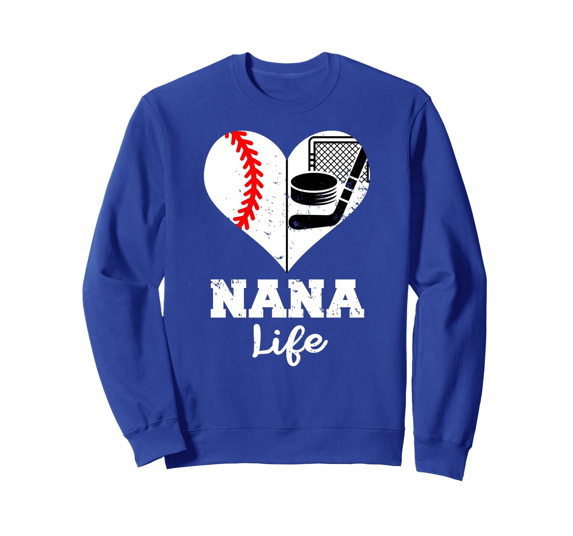 Nana Life Heart Funny Baseball Sweatshirt - Trendy Graphic for Adults - T-Shirt, Sweatshirt, Hoodie