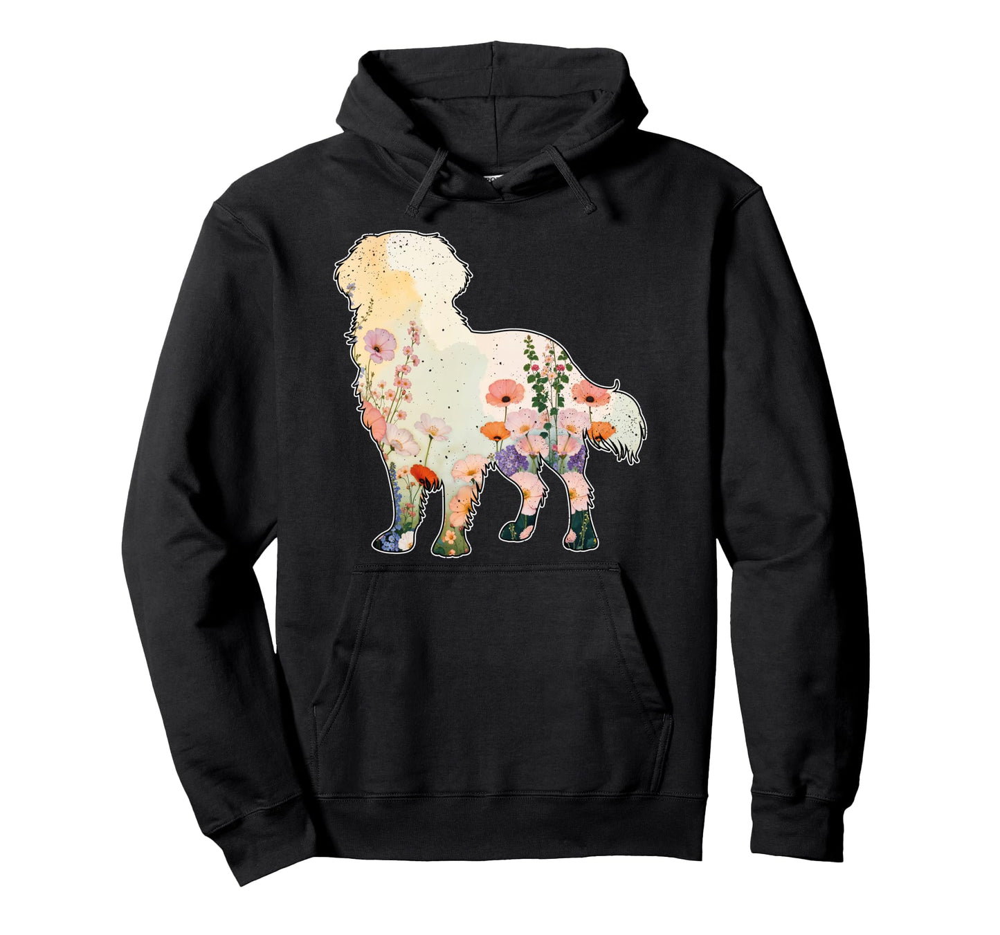 Boho Golden Retriever Moms Floral Dog Hoodie - Graphic Print Men Women - T-Shirt, Sweatshirt, Hoodie
