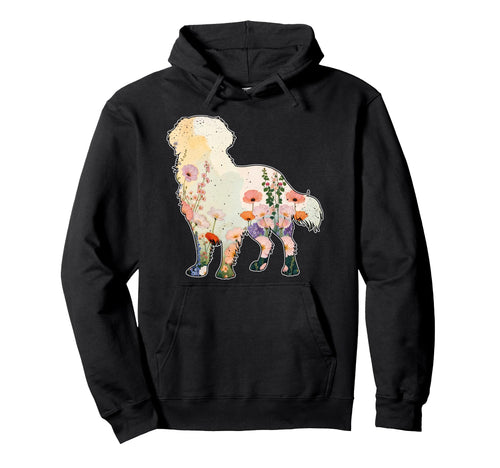 Boho Golden Retriever Moms Floral Dog Hoodie - Graphic Print Men Women - T-Shirt, Sweatshirt, Hoodie
