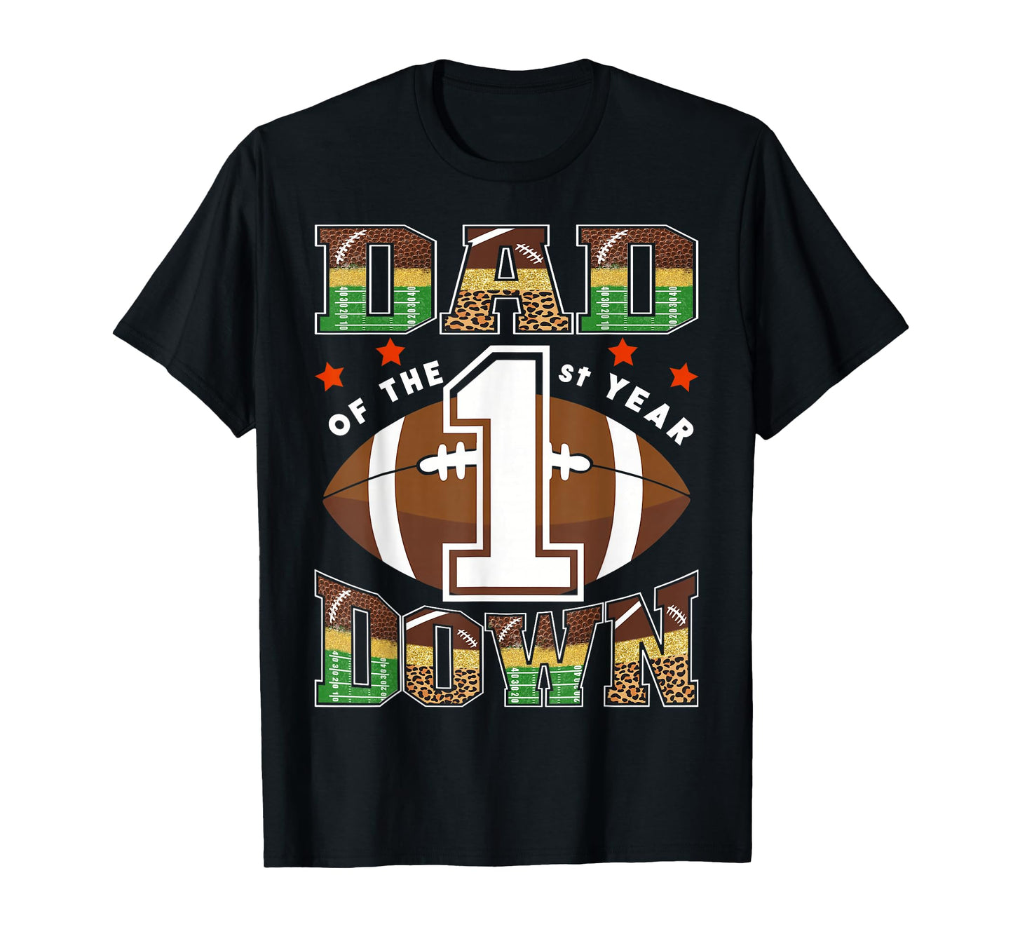 Dad 1St Birthday Football Game Day Party T-Shirt - Unique Graphic Men Women - T-Shirt, Sweatshirt, Hoodie