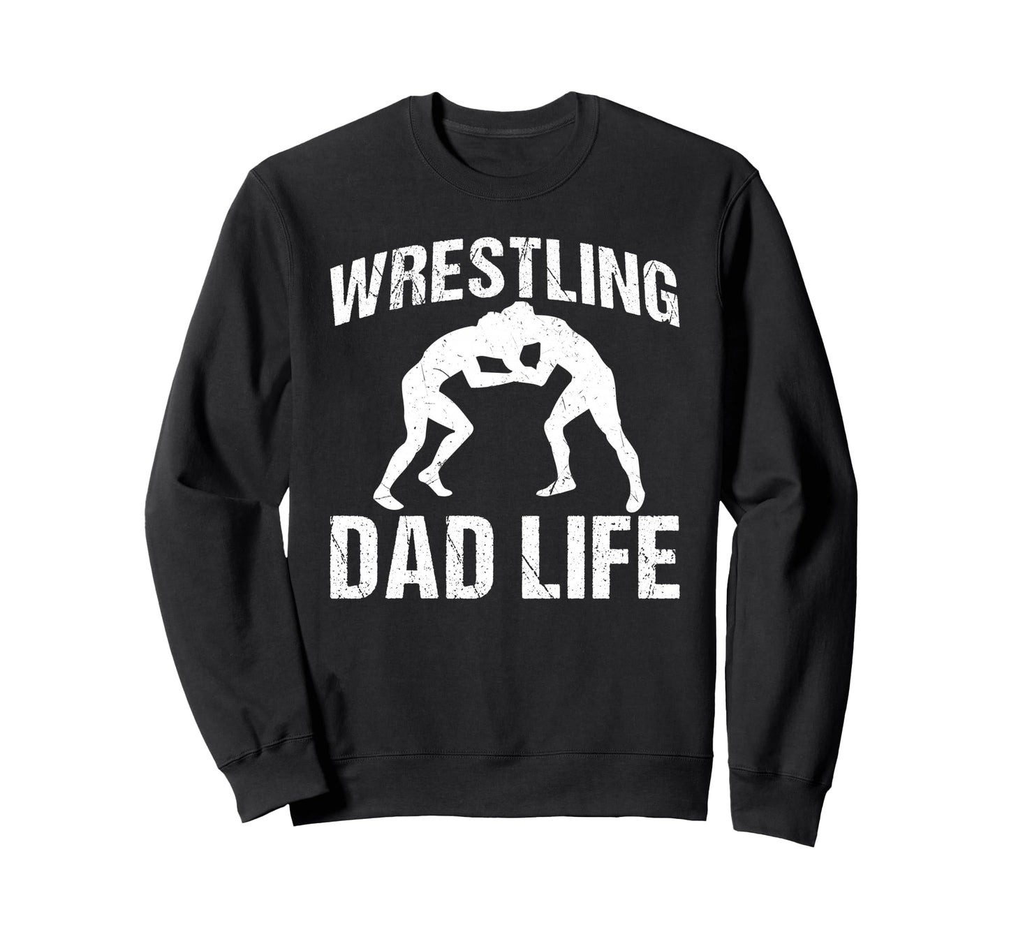 Wrestling Dad Life Game Day Sports Sweatshirt - Graphic Print for Adults - T-Shirt, Sweatshirt, Hoodie