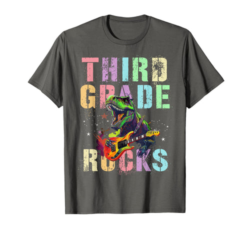 Third Grade Rocks Teacher Squad 3Rd T-Shirt - Minimalist Print Unisex - T-Shirt, Sweatshirt, Hoodie