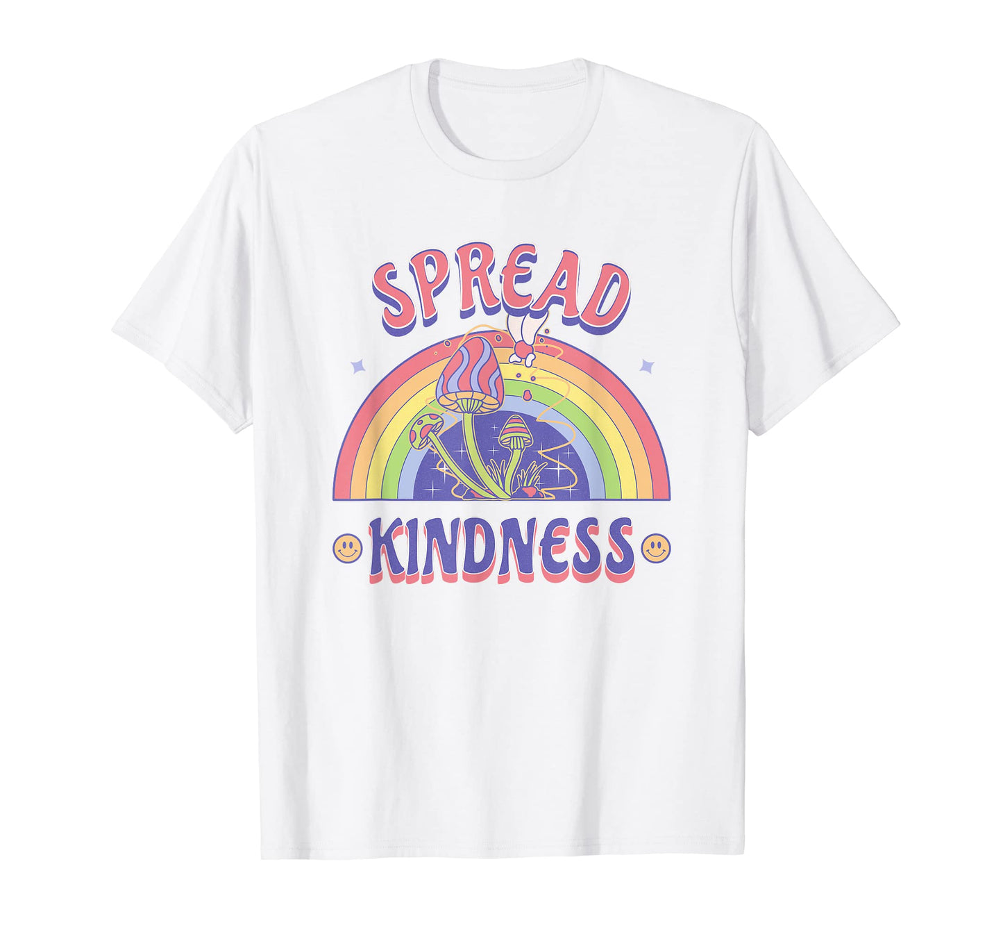 Spread Kindness Inspirational Mushrooms T-Shirt - Trendy Graphic Men Women - T-Shirt, Sweatshirt, Hoodie