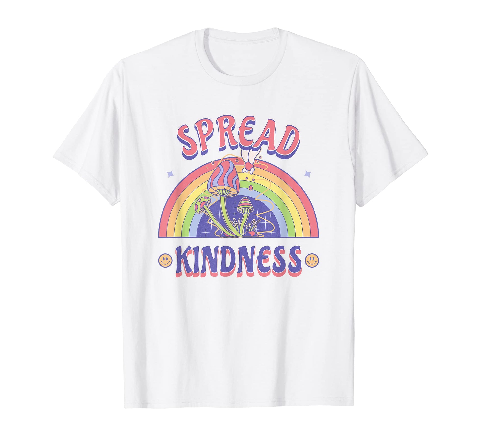 Spread Kindness Inspirational Mushrooms T-Shirt - Trendy Graphic Men Women - T-Shirt, Sweatshirt, Hoodie