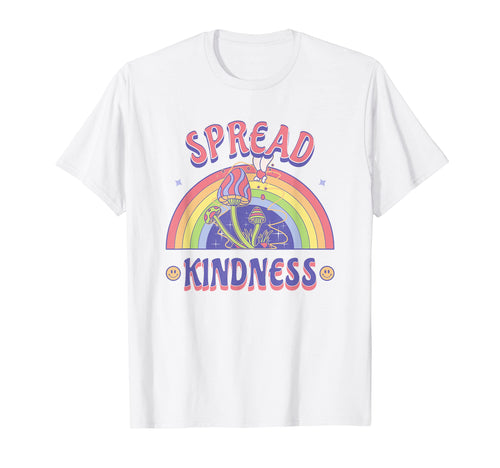 Spread Kindness Inspirational Mushrooms T-Shirt - Trendy Graphic Men Women - T-Shirt, Sweatshirt, Hoodie
