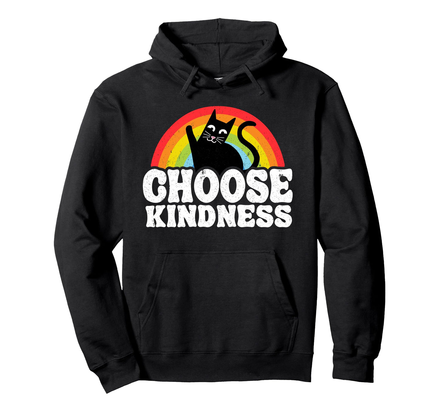 Anti Bullying Rainbow Peace Kind Hoodie - Novelty Apparel for Adults - T-Shirt, Sweatshirt, Hoodie