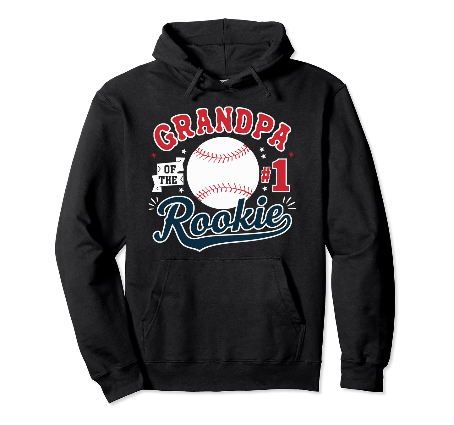 Baseball Grandpa Grandfather Gramps Hoodie - Novelty Apparel for Adults - T-Shirt, Sweatshirt, Hoodie
