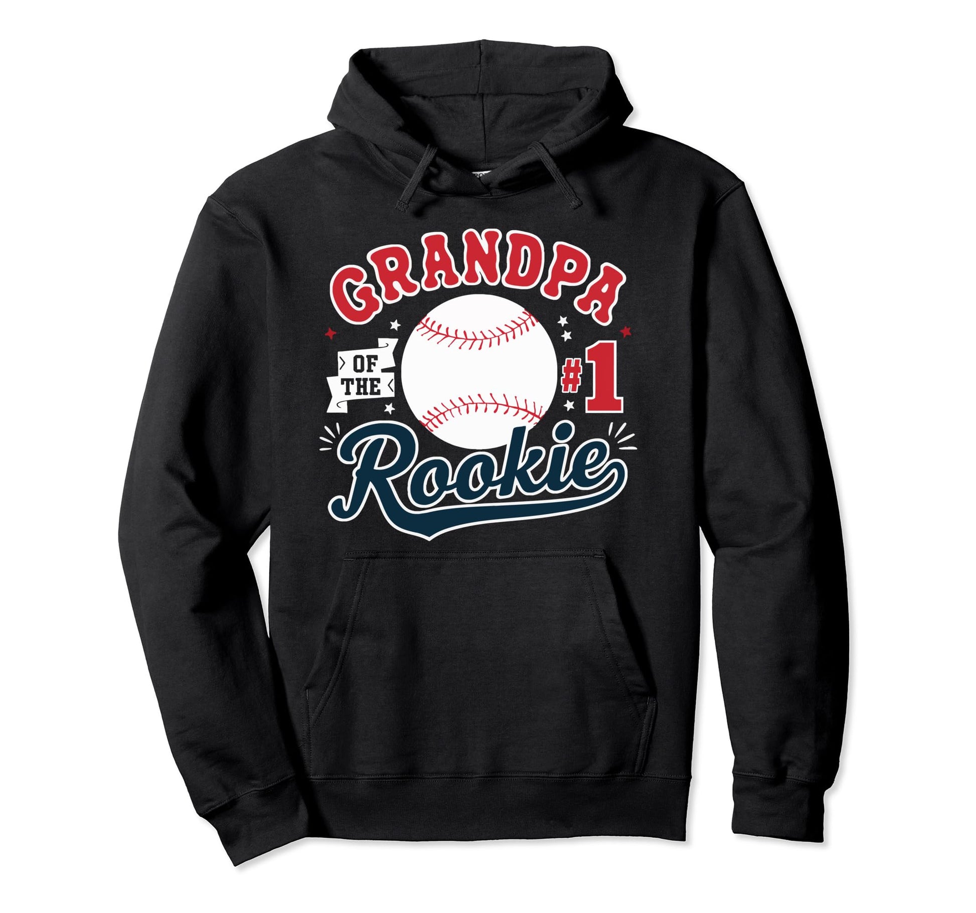 Baseball Grandpa Grandfather Gramps Hoodie - Novelty Apparel for Adults - T-Shirt, Sweatshirt, Hoodie