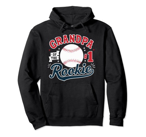 Baseball Grandpa Grandfather Gramps Hoodie - Novelty Apparel for Adults - T-Shirt, Sweatshirt, Hoodie