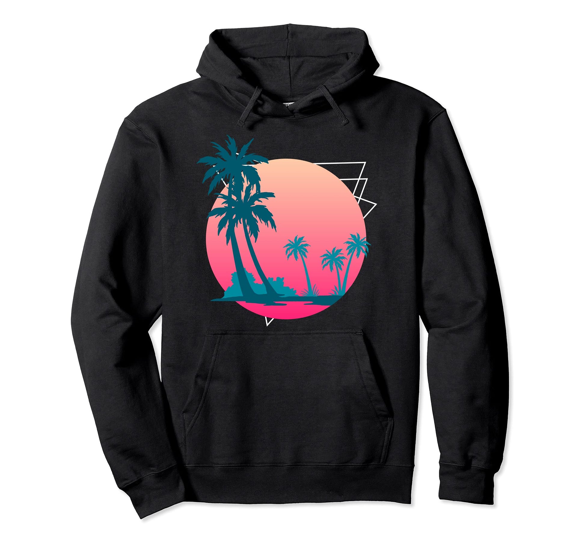 Vaporwave Aesthetic 80S 90S Art Tropical Hoodie - Novelty Apparel Unisex - T-Shirt, Sweatshirt, Hoodie