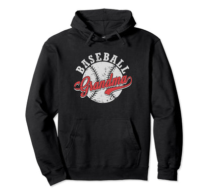 Baseball Grandma Hoodie - Novelty Apparel Men Women - T-Shirt, Sweatshirt, Hoodie