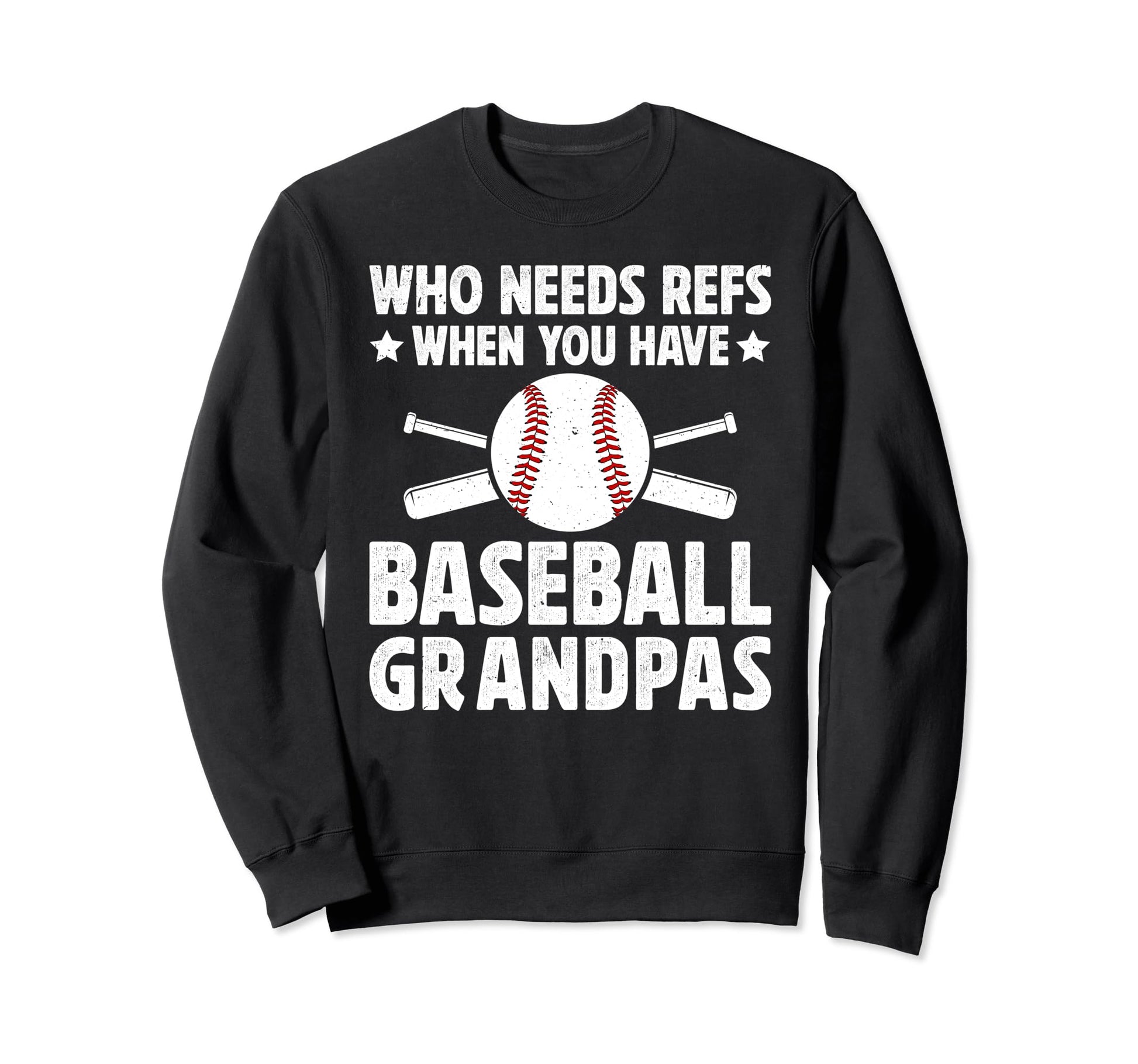 Baseball Grandpa Funny Grandpa Sweatshirt - Minimalist Print Men Women - T-Shirt, Sweatshirt, Hoodie