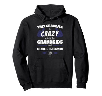 Grandma Crazy Charlie Blackmon Hoodie - Minimalist Print Men Women - T-Shirt, Sweatshirt, Hoodie