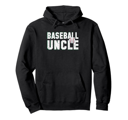 Baseball Uncle Bday Grandpa Gifts Hoodie - Casual Everyday Wear for Adults - T-Shirt, Sweatshirt, Hoodie