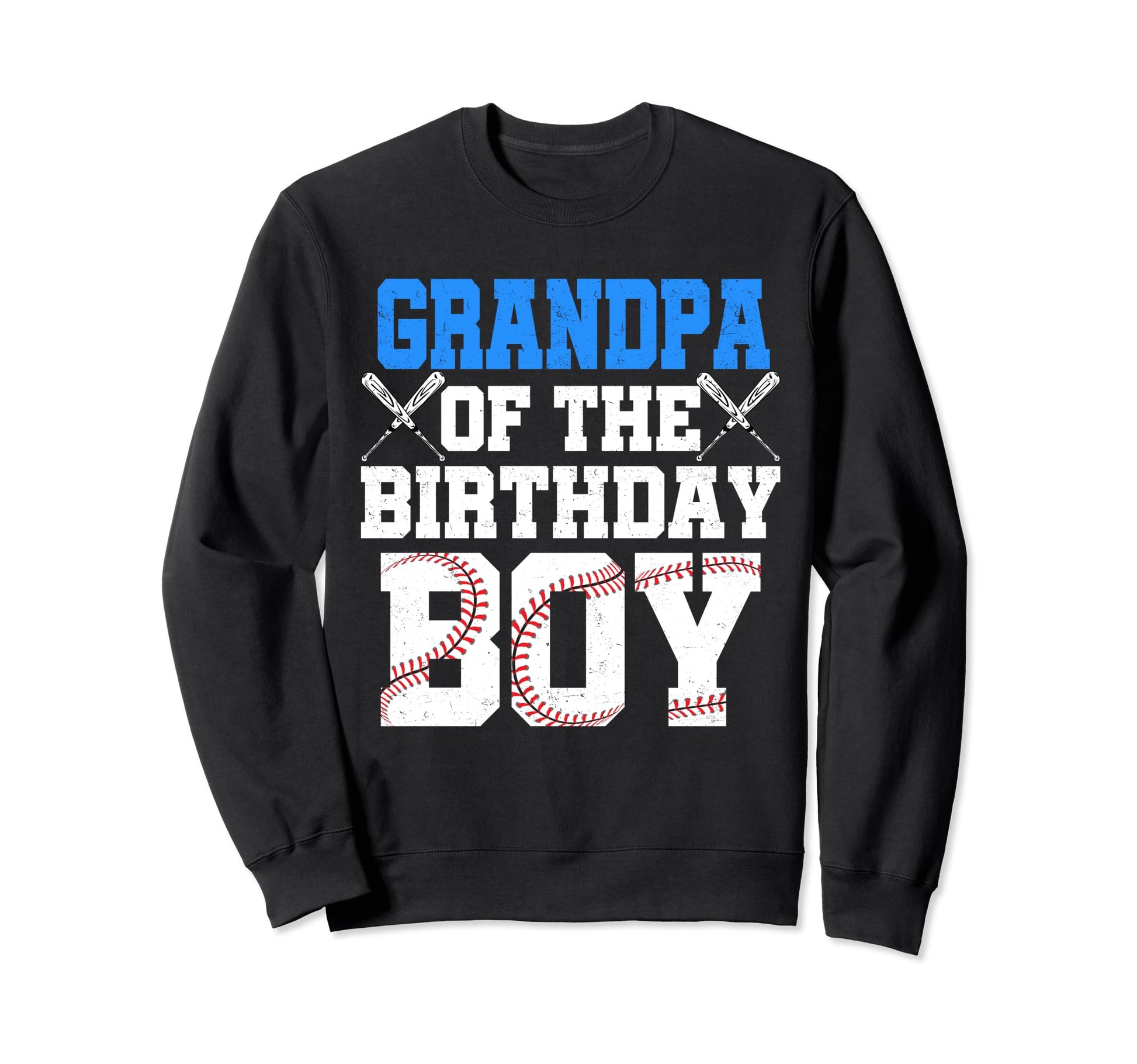 Grandpa Birthday Baseball Jersey Sweatshirt - Aesthetic Graphic for Adults - T-Shirt, Sweatshirt, Hoodie