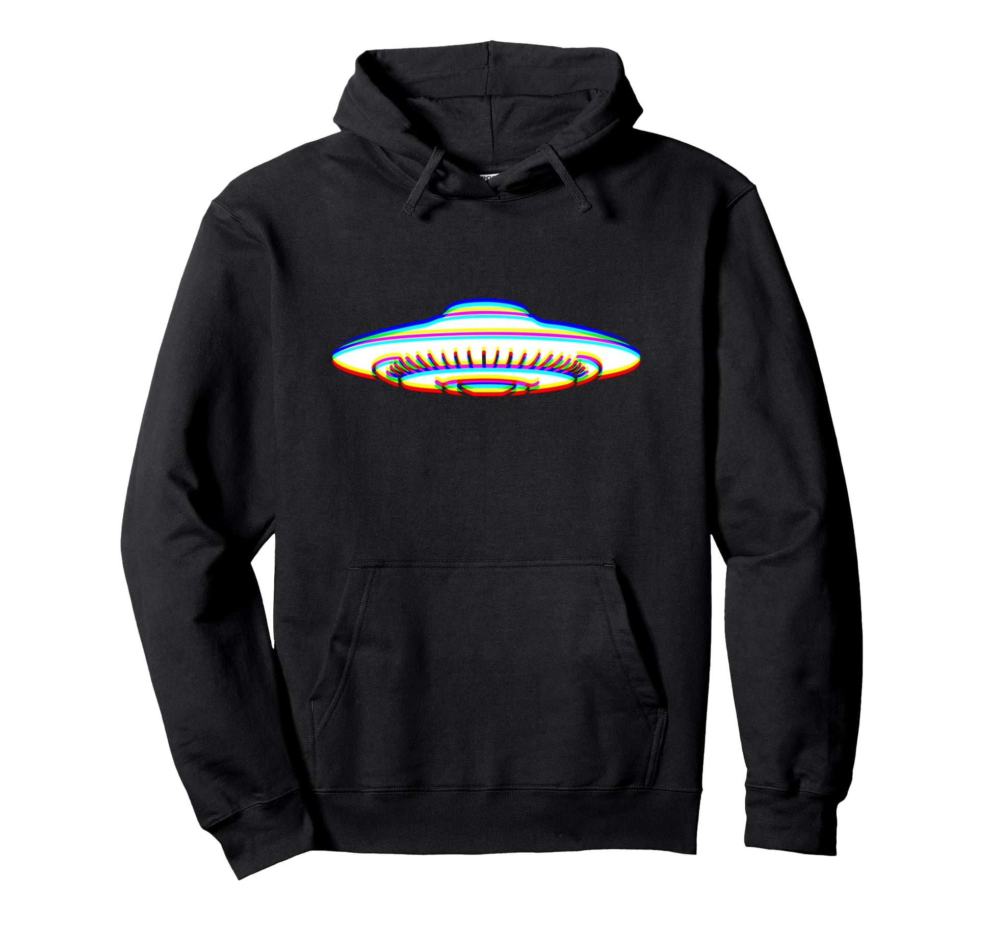 Glitch Art Optical Illusion Hoodie - Casual Everyday Wear for Adults - T-Shirt, Sweatshirt, Hoodie