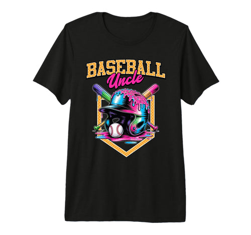 Mens Baseball Uncle Tie Dye Baseball T-Shirt - Streetwear Style Men Women - T-Shirt, Sweatshirt, Hoodie