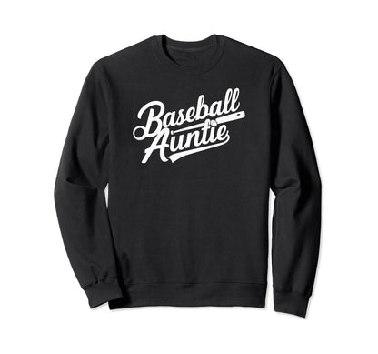 Baseball Auntie Awesome Little Sweatshirt - Novelty Apparel Men Women - T-Shirt, Sweatshirt, Hoodie
