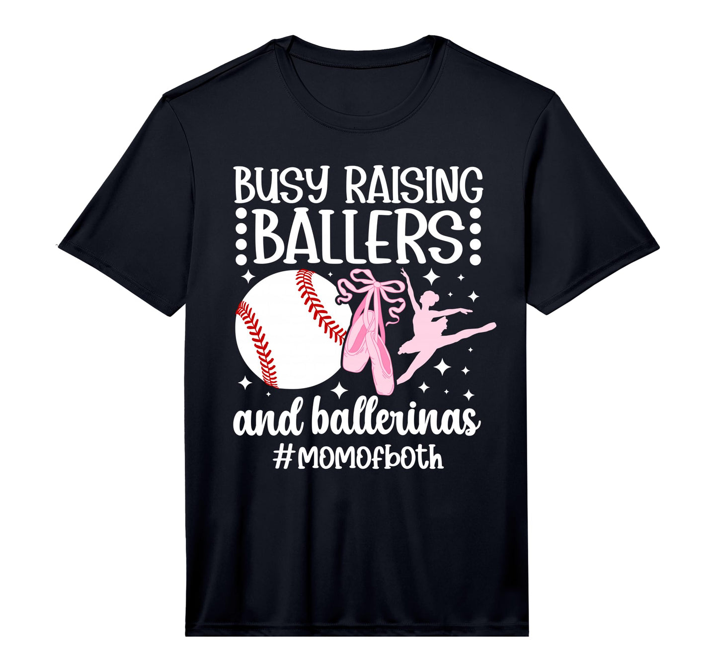 Mens Mom Both Dance And Baseball Mom T-Shirt - Minimalist Print Unisex - T-Shirt, Sweatshirt, Hoodie