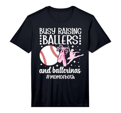 Mens Mom Both Dance And Baseball Mom T-Shirt - Minimalist Print Unisex - T-Shirt, Sweatshirt, Hoodie