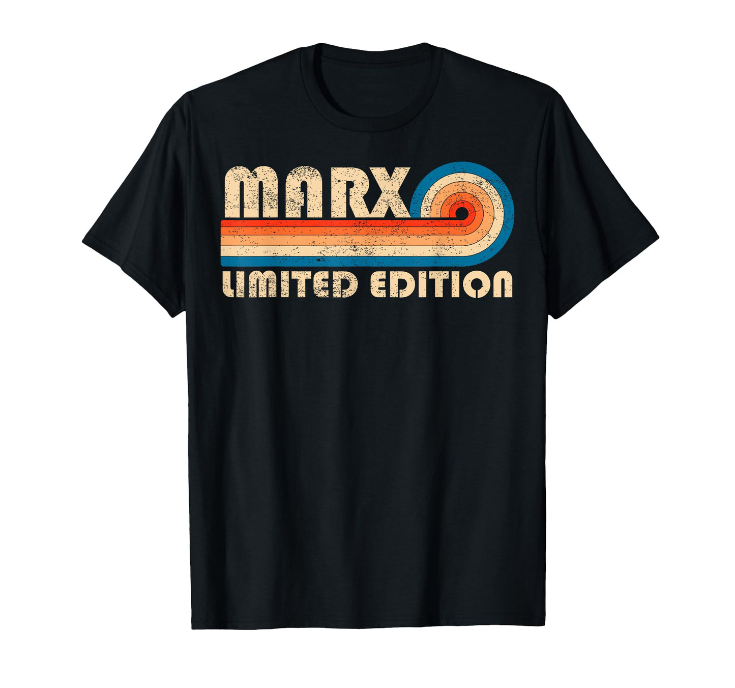 Marx 70S 80S Sunset Stripe T-Shirt - Trendy Graphic Men Women - T-Shirt, Sweatshirt, Hoodie