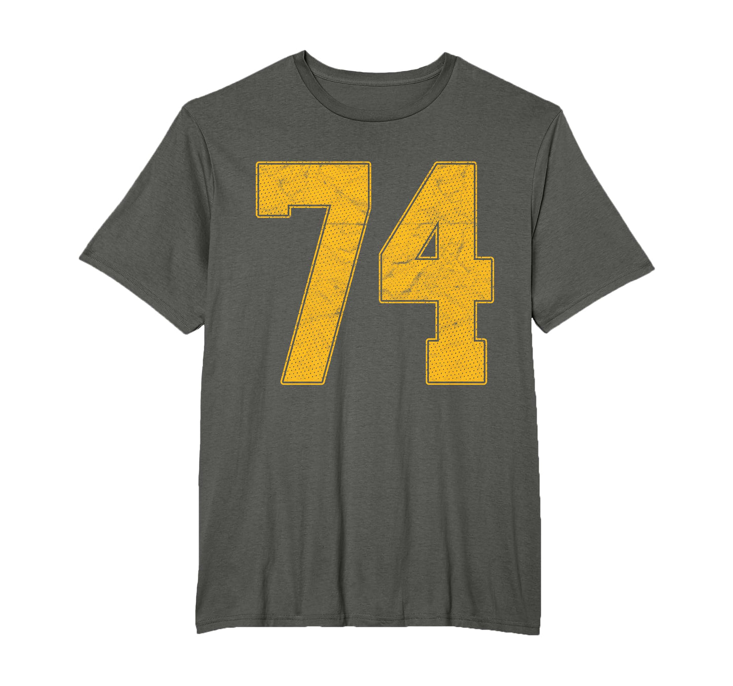 Number 74 Numbered Uniform Sports Team T-Shirt - Novelty Apparel Men Women - T-Shirt, Sweatshirt, Hoodie
